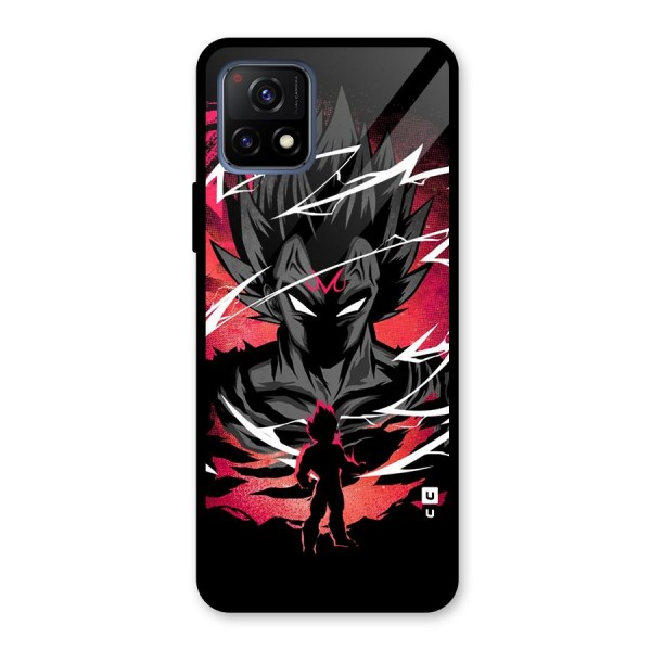 Cool Vegeta Glass Back Case for Vivo Y72 5G