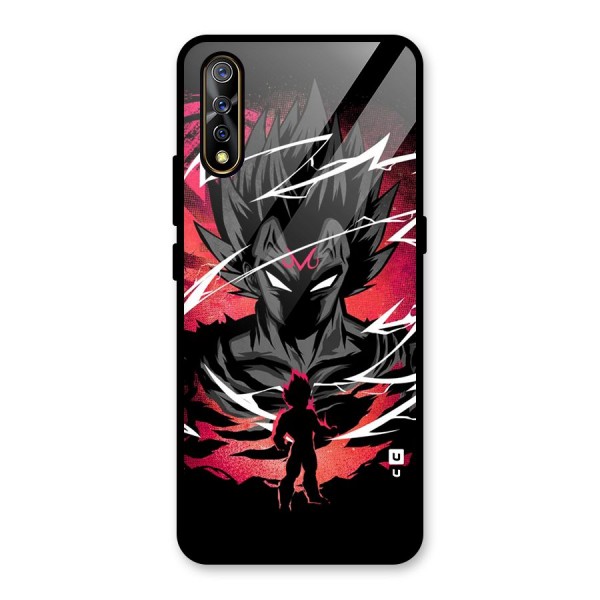 Cool Vegeta Glass Back Case for Vivo Z1x