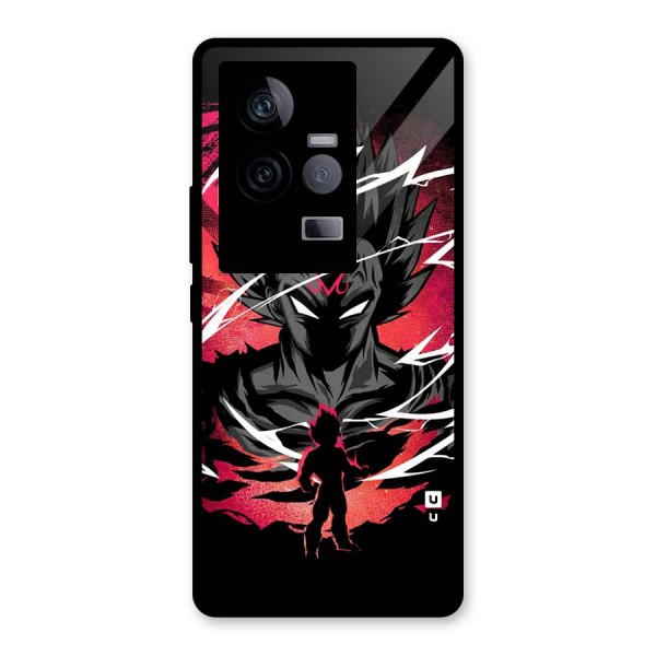 Cool Vegeta Glass Back Case for Vivo iQOO 11 5G