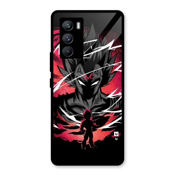 Cool Vegeta Glass Back Case for Vivo iQOO 9 SE