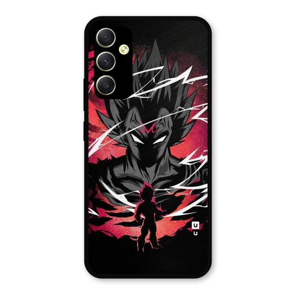 Cool Vegeta Metal Back Case for Galaxy A34