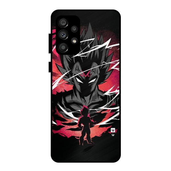 Cool Vegeta Metal Back Case for Galaxy A73 5G