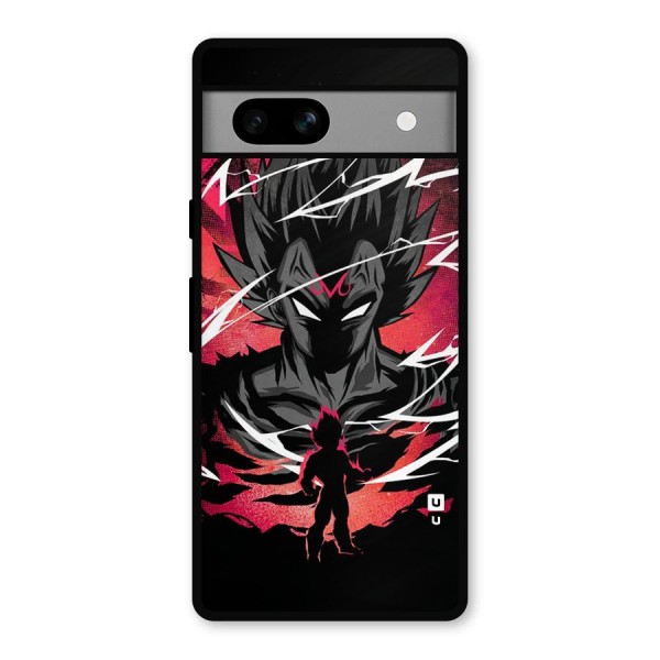 Cool Vegeta Metal Back Case for Google Pixel 7a