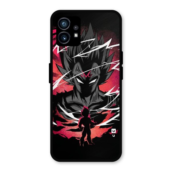 Cool Vegeta Metal Back Case for Nothing Phone 1