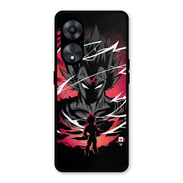 Cool Vegeta Metal Back Case for Oppo A78