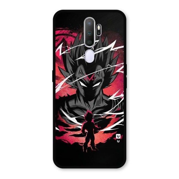 Cool Vegeta Metal Back Case for Oppo A9 (2020)