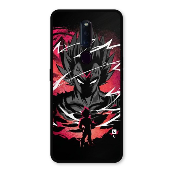 Cool Vegeta Metal Back Case for Oppo F11 Pro