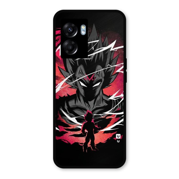 Cool Vegeta Metal Back Case for Oppo K10 (5G)