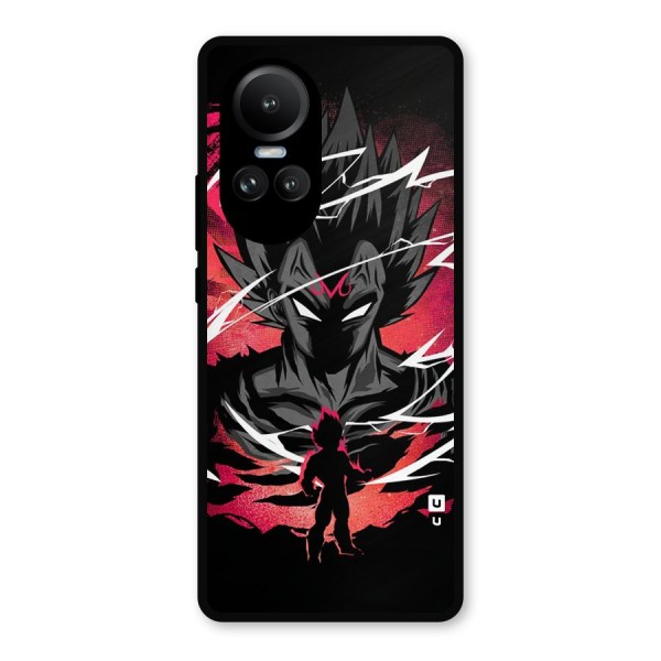 Cool Vegeta Metal Back Case for Oppo Reno10