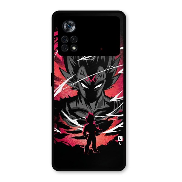 Cool Vegeta Metal Back Case for Poco X4 Pro 5G