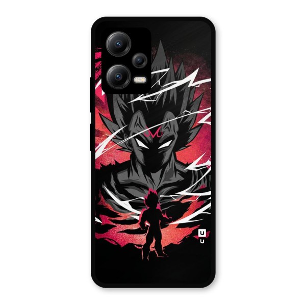 Cool Vegeta Metal Back Case for Poco X5