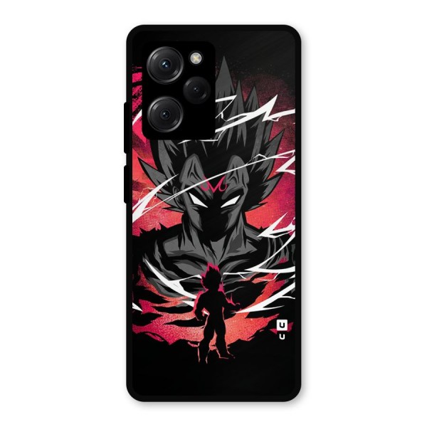 Cool Vegeta Metal Back Case for Poco X5 Pro