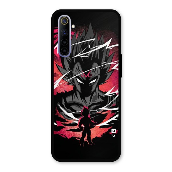 Cool Vegeta Metal Back Case for Realme 6