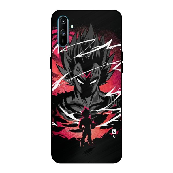 Cool Vegeta Metal Back Case for Realme C3