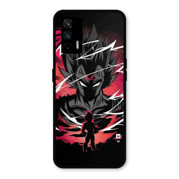 Cool Vegeta Metal Back Case for Realme GT 5G