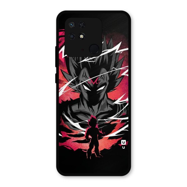 Cool Vegeta Metal Back Case for Redmi 10