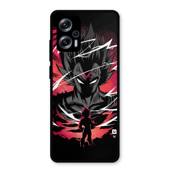 Cool Vegeta Metal Back Case for Redmi K50i