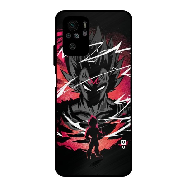 Cool Vegeta Metal Back Case for Redmi Note 10