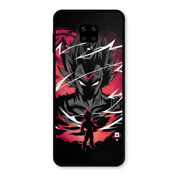 Cool Vegeta Metal Back Case for Redmi Note 9 Pro