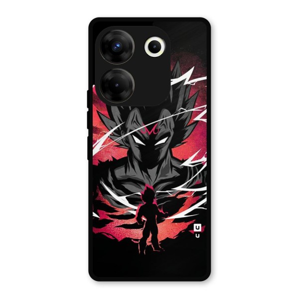 Cool Vegeta Metal Back Case for Tecno Camon 20