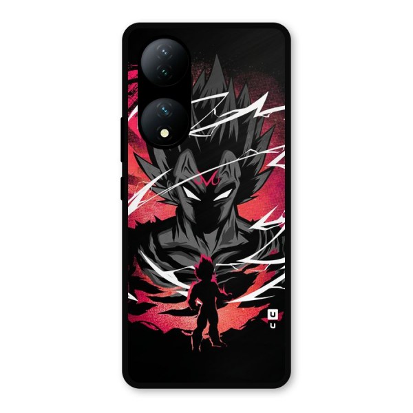 Cool Vegeta Metal Back Case for Vivo T2