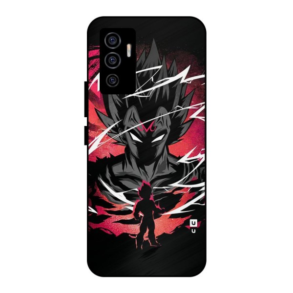 Cool Vegeta Metal Back Case for Vivo V23e