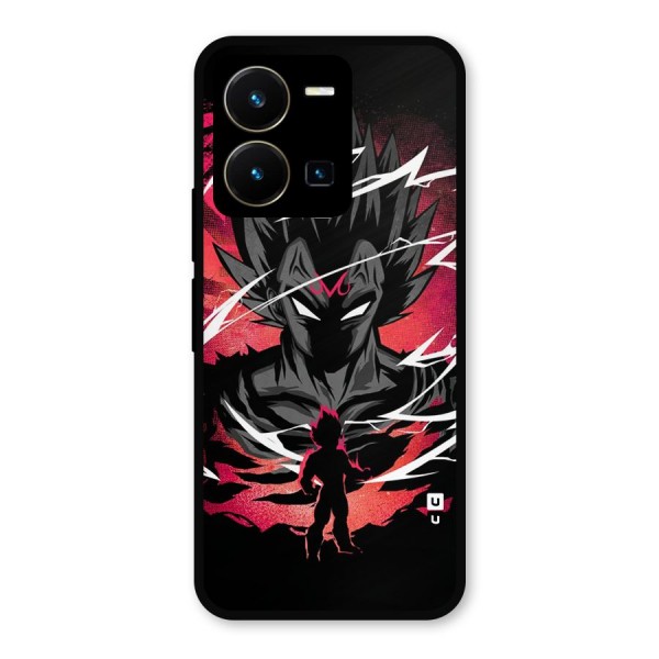 Cool Vegeta Metal Back Case for Vivo Y35