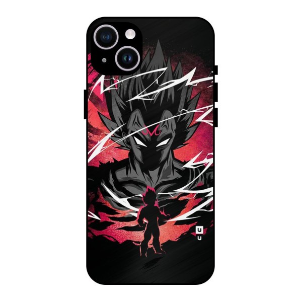 Cool Vegeta Metal Back Case for iPhone 14 Plus