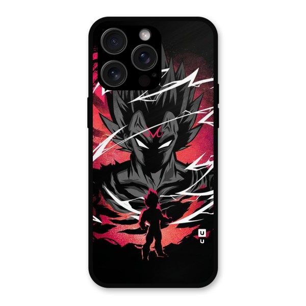 Cool Vegeta Metal Back Case for iPhone 15 Pro Max