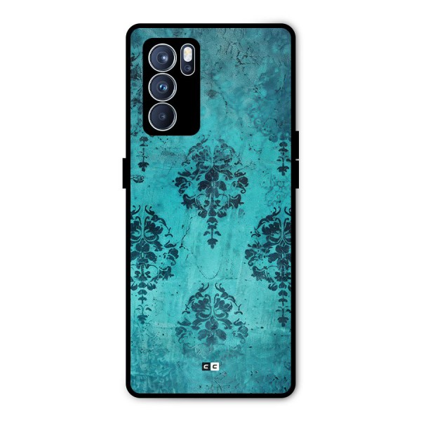 Cool Vintage Wall Metal Back Case for Oppo Reno6 Pro 5G