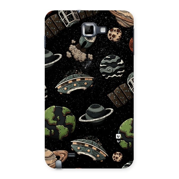 Cosmos Night Sky Anime Pattern Back Case for Galaxy Note