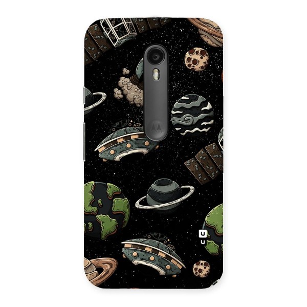 Cosmos Night Sky Anime Pattern Back Case for Moto G3