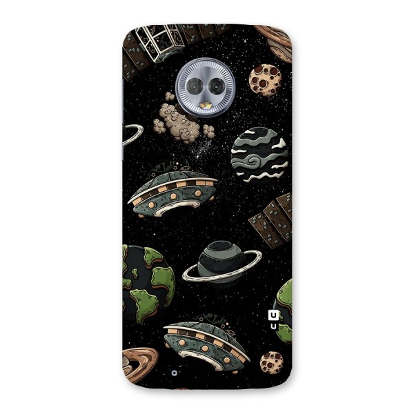 Cosmos Night Sky Anime Pattern Back Case for Moto G6