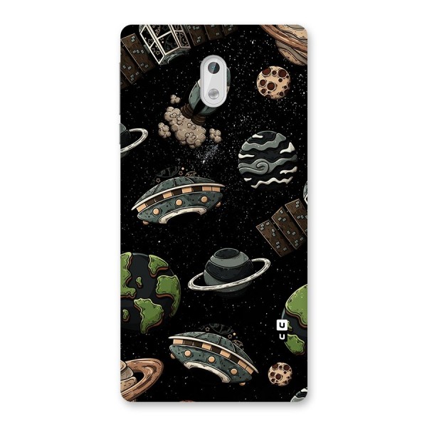 Cosmos Night Sky Anime Pattern Back Case for Nokia 3