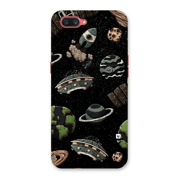 Cosmos Night Sky Anime Pattern Back Case for Oppo A3s