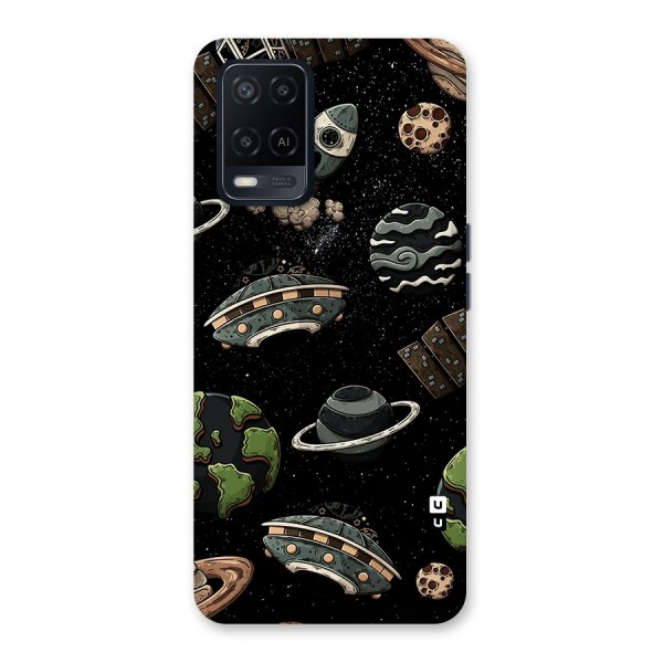 Cosmos Night Sky Anime Pattern Back Case for Oppo A54