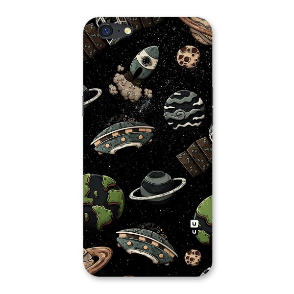 Cosmos Night Sky Anime Pattern Back Case for Oppo A71