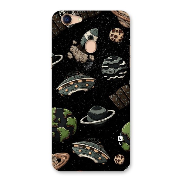 Cosmos Night Sky Anime Pattern Back Case for Oppo F5