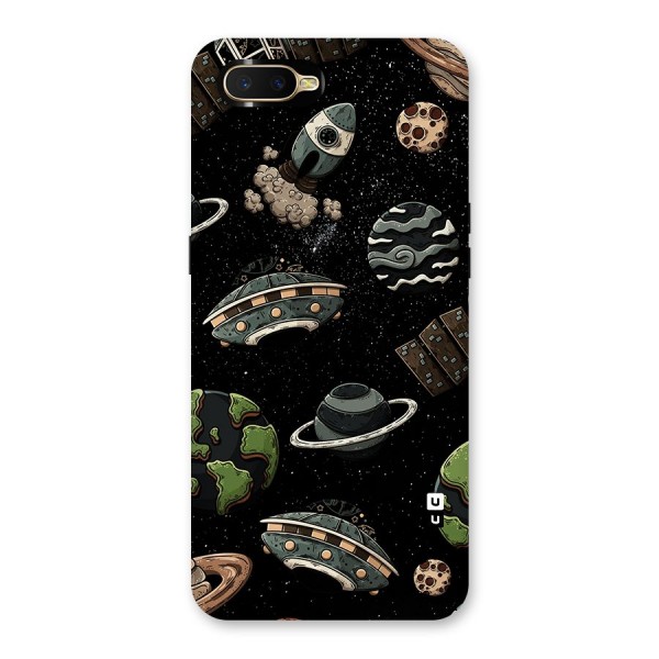 Cosmos Night Sky Anime Pattern Back Case for Oppo K1