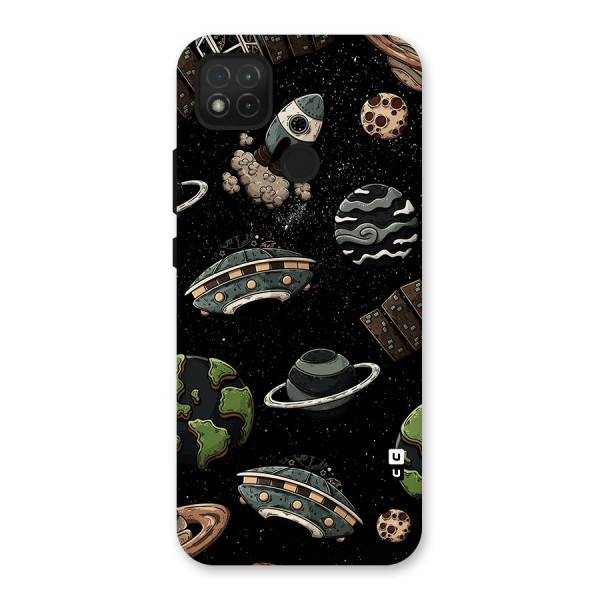 Cosmos Night Sky Anime Pattern Back Case for Redmi 9C