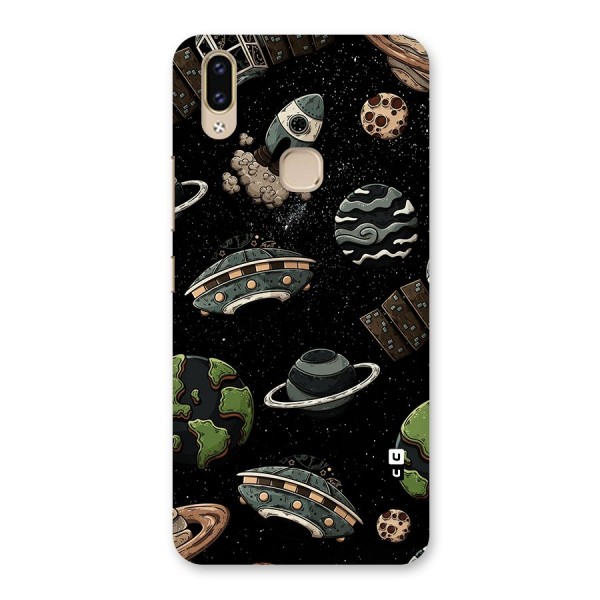 Cosmos Night Sky Anime Pattern Back Case for Vivo V9