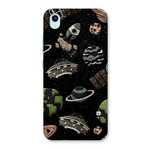 Cosmos Night Sky Anime Pattern Back Case for Vivo Y1s