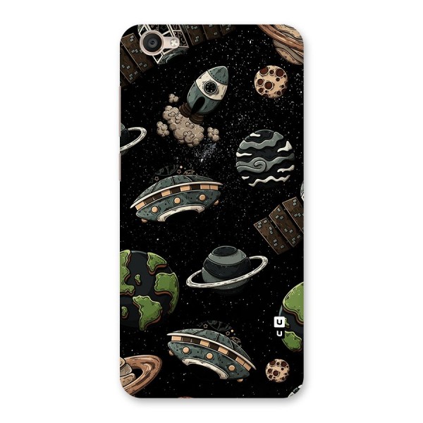 Cosmos Night Sky Anime Pattern Back Case for Vivo Y55