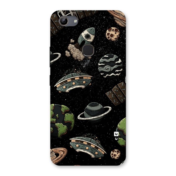 Cosmos Night Sky Anime Pattern Back Case for Vivo Y81