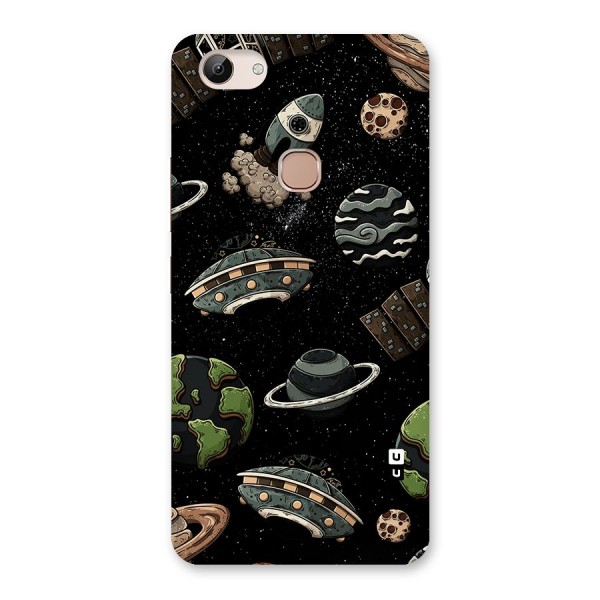 Cosmos Night Sky Anime Pattern Back Case for Vivo Y83