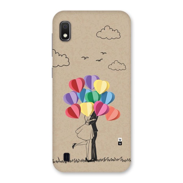 Couple With Card Baloons Back Case for Galaxy A10