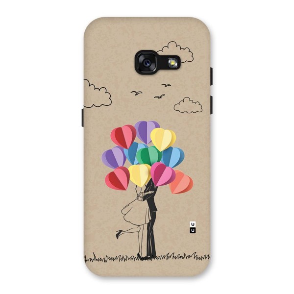 Couple With Card Baloons Back Case for Galaxy A3 (2017)