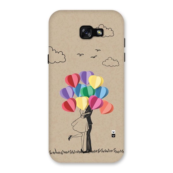 Couple With Card Baloons Back Case for Galaxy A7 (2017)