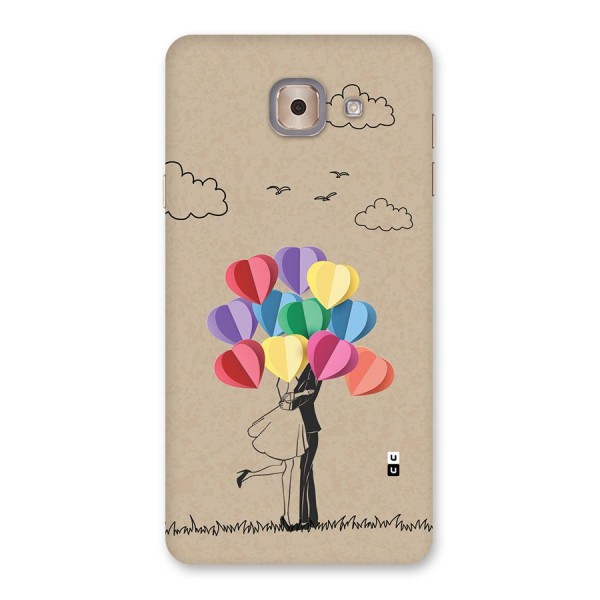 Couple With Card Baloons Back Case for Galaxy J7 Max