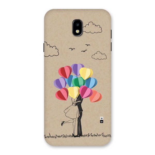 Couple With Card Baloons Back Case for Galaxy J7 Pro